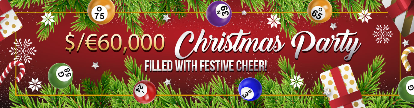 60K Christmas Party Banner