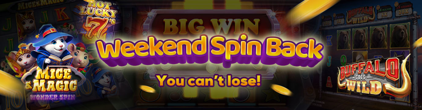 Weekend Spinball Special Banner