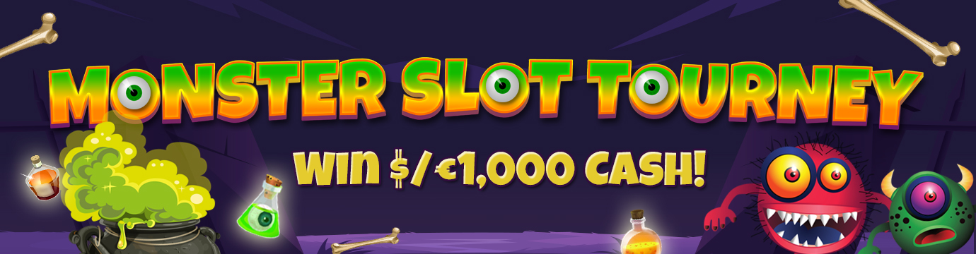Monster Slot Tourney Banner