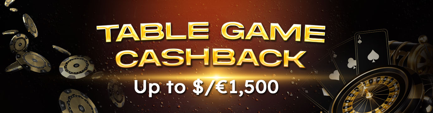 Tables Games Cashback banners