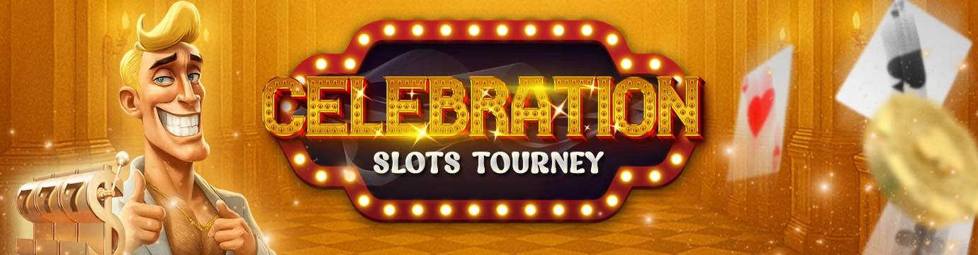 Celebration Slots Tourney Banners